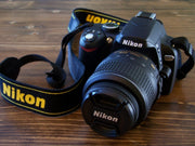 c) Nikon D60 DSLR Camera with 18-55mm f/3.5-5.6G AF-S Nikkor Zoom Lens | 10.2MP DX Sensor | Lightweight & Beginner Friendly DSLR