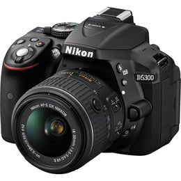 c) Nikon D5300 24.2 MP CMOS Digital SLR Camera with 18-55mm Lens