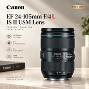 (Demo Unit) Canon EF 24–105mm f/4L IS II USM Lens