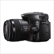 Sony α SLT-A58 Digital Cameras (20.1 MP, 5456 x 3632 Pixels, CMOS, Full HD, 490 g, Black) with Sony 18-55mm lens
