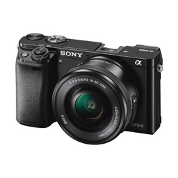 Sony Alpha a6000 Mirrorless Digital Camera 24.3MP SLR Camera with 3.0-Inch LCD (Black) w/16-50mm Power Zoom Lens