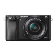 Sony Alpha a6000 Mirrorless Digital Camera 24.3MP SLR Camera with 3.0-Inch LCD (Black) w/16-50mm Power Zoom Lens