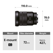 Sony E Mount E PZ 18-105mm F4 G OSS APS-C Lens