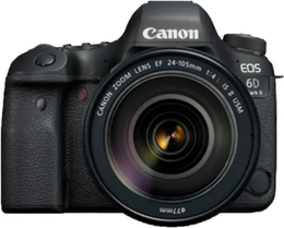 Canon EOS 6D Mark II DSLR Camera Body with Single Lens: EF24-105mm f/4L IS II USM lens