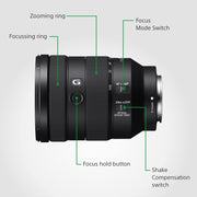 Sony FE 24-105 mm F4 G OSS E-Mount Lens
