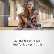 Sony E Mount FE 85mm F1.8 Full-Frame Lens (SEL85F18) | Mid-Telephoto Prime | Portrait Photography