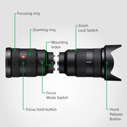 Sony E Mount FE 24-70mm F2.8 GM Full-Frame Lens