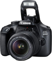 Canon EOS 3000D 18MP Digital SLR Camera (Black) with 18-55mm is II Lens