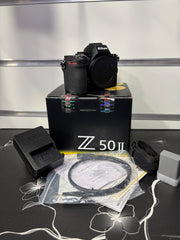 Nikon Z50 II Body | 20.9MP APS-C Mirrorless | EXPEED 7 | 4K 60p Video | AI Subject Detection AF | Vari-Angle Touchscreen SK343