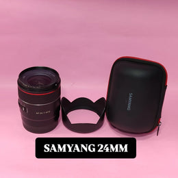 b) Samyang AF 24mm F1.8 Sony FE Auto Focus Lens (Black) SK1011