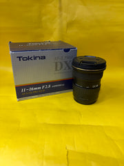 Tokina AT-X PRO DX 11-16mm f/2.8 Ultra Wide-Angle Zoom Lens | Constant f/2.8 | APS-C | SK375