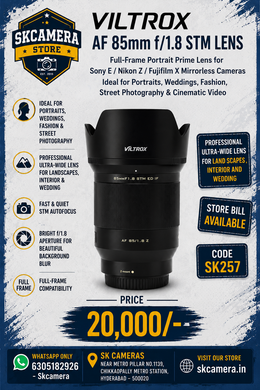 Viltrox AF 85mm f/1.8 STM Lens | Full-Frame Portrait Prime Lens for Sony E / Nikon Z / Fujifilm X Mirrorless Cameras | Ideal for Portraits, Weddings, Fashion, Street Photography & Cinematic Video | SK257