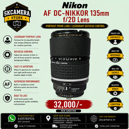 Nikon AF DC-NIKKOR 135mm f/2D Portrait Prime Lens | Legendary Defocus Control | SK469