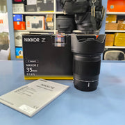 Nikon NIKKOR Z 35mm f/1.8 S Lens Full-Frame Wide-Angle Prime Lens for Nikon Z Mirrorless Cameras SK260