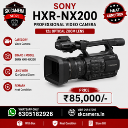 Sony HXR-NX200 Professional 4K Video Camera | 1.0