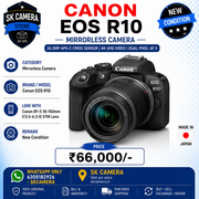 Canon EOS R10 Mirrorless Camera with RF-S 18-150mm f/3.5-6.3 IS STM Lens | 24.2MP APS-C | 4K UHD | Dual Pixel AF II | SK377