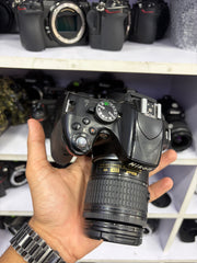 Nikon D5100 + AF-P 18-55mm f/3.5-5.6G Lens | Budget DSLR for Beginners | Flip Screen | Full HD Video SK472