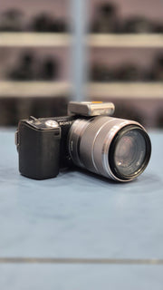 c) Sony NEX-5 with 18-55mm OSS Lens – Compact Mirrorless Camera