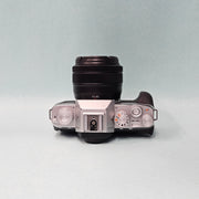a) Fujifilm X-T200 Mirrorless Camera with 15-45mm Lens | 24.2MP APS-C Sensor | 4K Video | Lightweight Vlogging & Photography Camera | SK1048