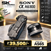 Pre-owned Sony Alpha a6300 + FE 16-50mm OSS lens AS65