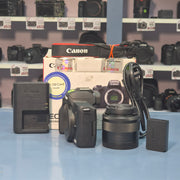 Demo unit Canon EOS M50 + 15-45mm IS STM lens AS18