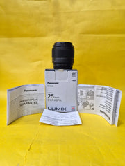 Panasonic Lumix 25mm F1.7 ASPH Prime lens SK311