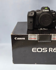 a) Canon EOS R6 Mirrorless Camera Body | 20MP Full Frame | 4K Video | IBIS | Dual Pixel AF II | (Code: AB32)