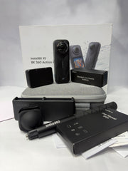 Insta360 X5 360° Action Camera | 8K Flagship AI Camera | Waterproof | Dual-Lens 360 Capture | Content Creator's Choice SK327