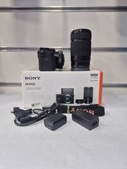 Sony alpha 6100 with E PZ 16-50mm F3.5-5.6 OSS lens & E 55-210mm F4.5-6.3 OSS lens SK299