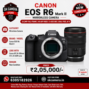 Canon EOS R6 Mark II Mirrorless Camera with RF 24-105mm f/4L IS USM Lens | 24.2MP Full-Frame | 4K 60p | 40 FPS | IBIS | SK367