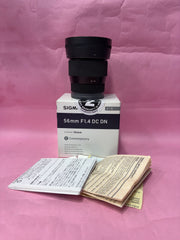 Sigma 56mm F1.4 DC DN Contemporary Lens | APS-C Portrait Prime Lens | Sony E / Fujifilm X / Canon RF / Nikon Z | SK438