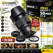 Demo unit Nikon Z 50mm f/1.4 lens AS78