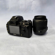 Nikon D40 with 18-55mm f/3.5-5.6G VR Lens | 6.1MP Beginner DSLR Camera for Photography, Travel & Daily Use | SK208