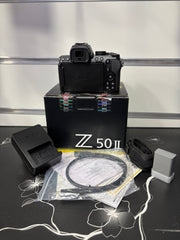 Nikon Z50 II Body | 20.9MP APS-C Mirrorless | EXPEED 7 | 4K 60p Video | AI Subject Detection AF | Vari-Angle Touchscreen SK343