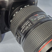 a) Canon EOS 5D Mark IV DSLR Camera with 24-105mm f/4L IS II Lens | 30.4MP Full Frame | 4K Video | Dual Pixel AF | Professional Camera