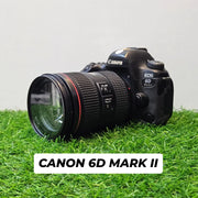 a) Canon EOS 6D Mark II DSLR Camera with 24-105mm Lens | 26.2MP Full-Frame Sensor | Dual Pixel Autofocus | Full HD Video | Versatile L-Series Zoom Kit | SK1055