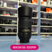 Nikon AF-S DX NIKKOR 55-300mm f/4.5-5.6G ED VR Lens | Telephoto Zoom Lens for Nikon DX DSLR Cameras | Wildlife, Sports & Long-Range Photography | SK167