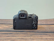 a) Canon EOS 200D DSLR Camera with 18-55mm STM Lens | 24.2MP APS-C | Dual Pixel AF | Full HD Video | WiFi & Bluetooth | Lightweight DSLR