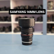 c) Samyang 14mm f/2.8 Ultra Wide Angle Lens for Sony | Sharp Manual Focus Prime | SK505