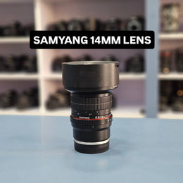 c) Samyang 14mm f/2.8 Ultra Wide Angle Lens for Sony | Sharp Manual Focus Prime | SK505
