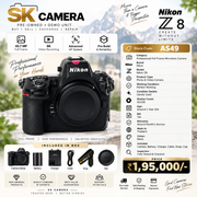 Pre-owned Nikon Z8 Professional Full-frame Mirrorless Body AS49