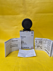 Panasonic Lumix 25mm F1.7 ASPH Prime lens SK311