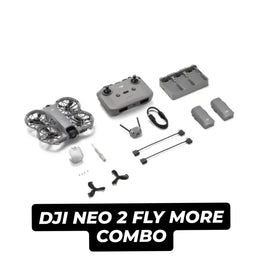 a) DJI Neo 2 Fly More Combo Drone | 4K Camera | Intelligent Flight Modes | Extended Battery Kit | Compact & Easy to Fly | Professional Aerial Photography Drone ✈️📸