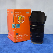 c) Sony 18-105mm f/4 Power Zoom – Perfect for Video & Photography