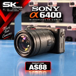 Pre-owned Sony Alpha A6400 + 18-135mm OSS lens AS88