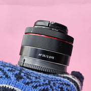 b) Samyang AF 35mm F2.8 FE Lens for Sony Full Frame | Compact Wide Angle | Fast Autofocus | SK523
