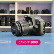 a) Canon EOS 1200D DSLR Camera with 18-55mm IS II Lens | 18MP | Full HD Video | Beginner Friendly | AB02