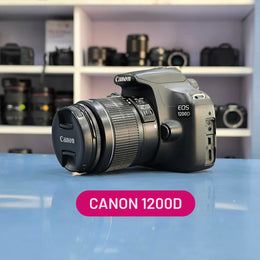 a) Canon EOS 1200D DSLR Camera with 18-55mm IS II Lens | 18MP | Full HD Video | Beginner Friendly | SK1033