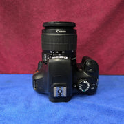 a) Canon EOS Rebel T3 with 18-55mm f/3.5-5.6 IS II Lens | 12.2MP Entry-Level DSLR Camera Kit for Photography, HD Video Recording & Beginner Content Creation | SK197