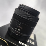 Canon RF-S 24-50mm f/4.5-6.3 IS STM Lens | Compact Standard Zoom Lens for Canon EOS R Mirrorless Cameras, Travel, Everyday Photography & Content Creation | SK221